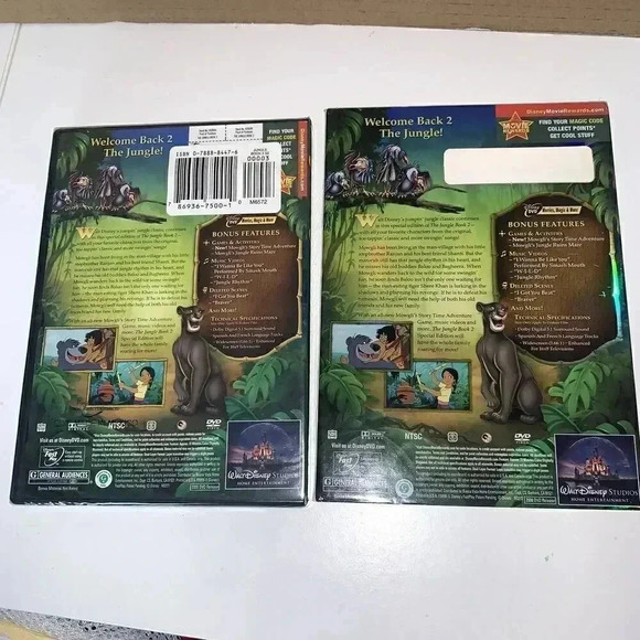 Jungle Book 2 (DVD, 2008) 2-Disc Special Edition Walt Disney Family Movie Night - Picture 4 of 4